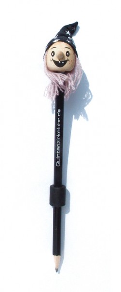 Bleistift-Magnet „Hexenkopf“, schwarz